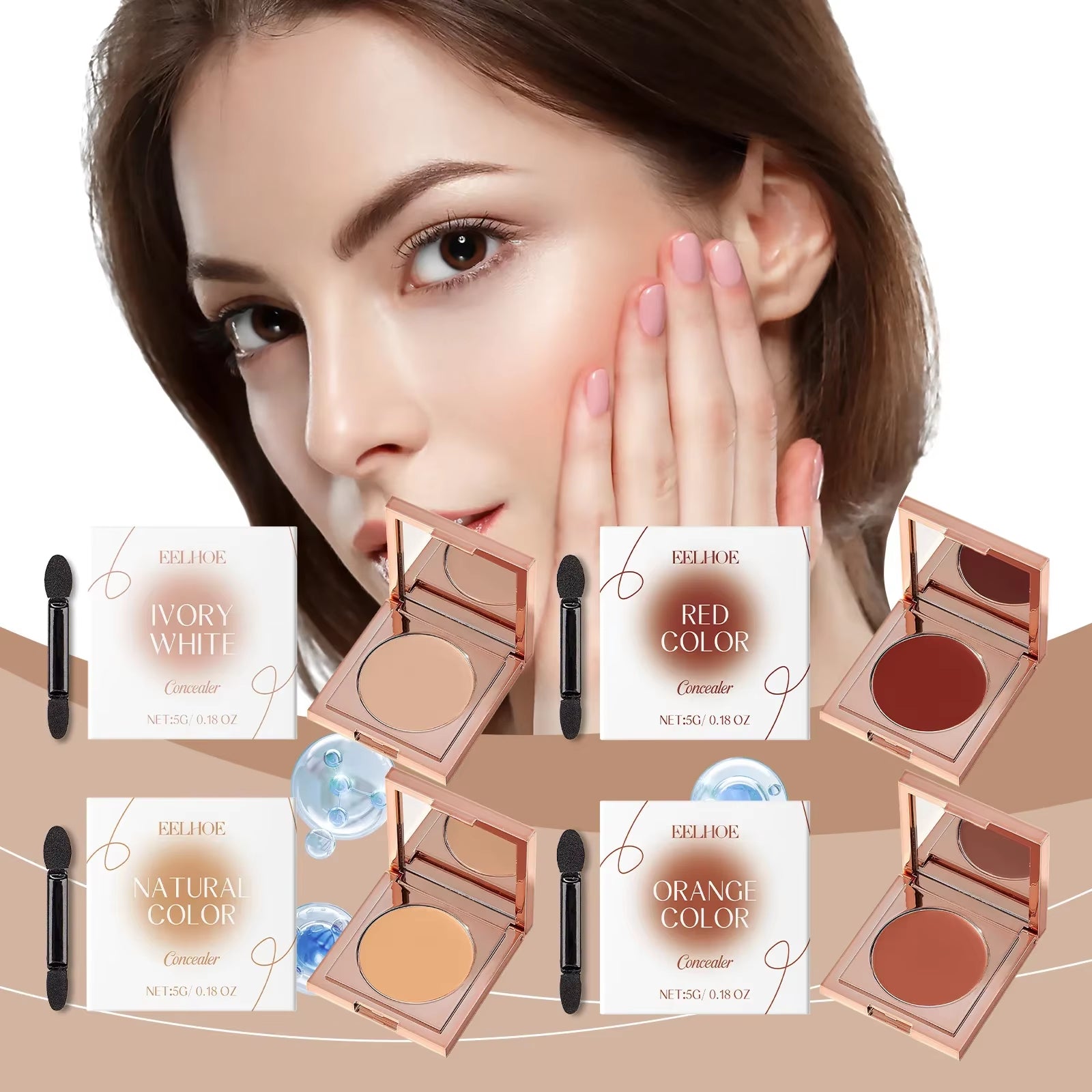 Flawless Fit Concealer – Lightweight, Natural Coverage for Dark Circles, Acne & Blemishes | Long-Lasting, Smooth, No-Crease Finish