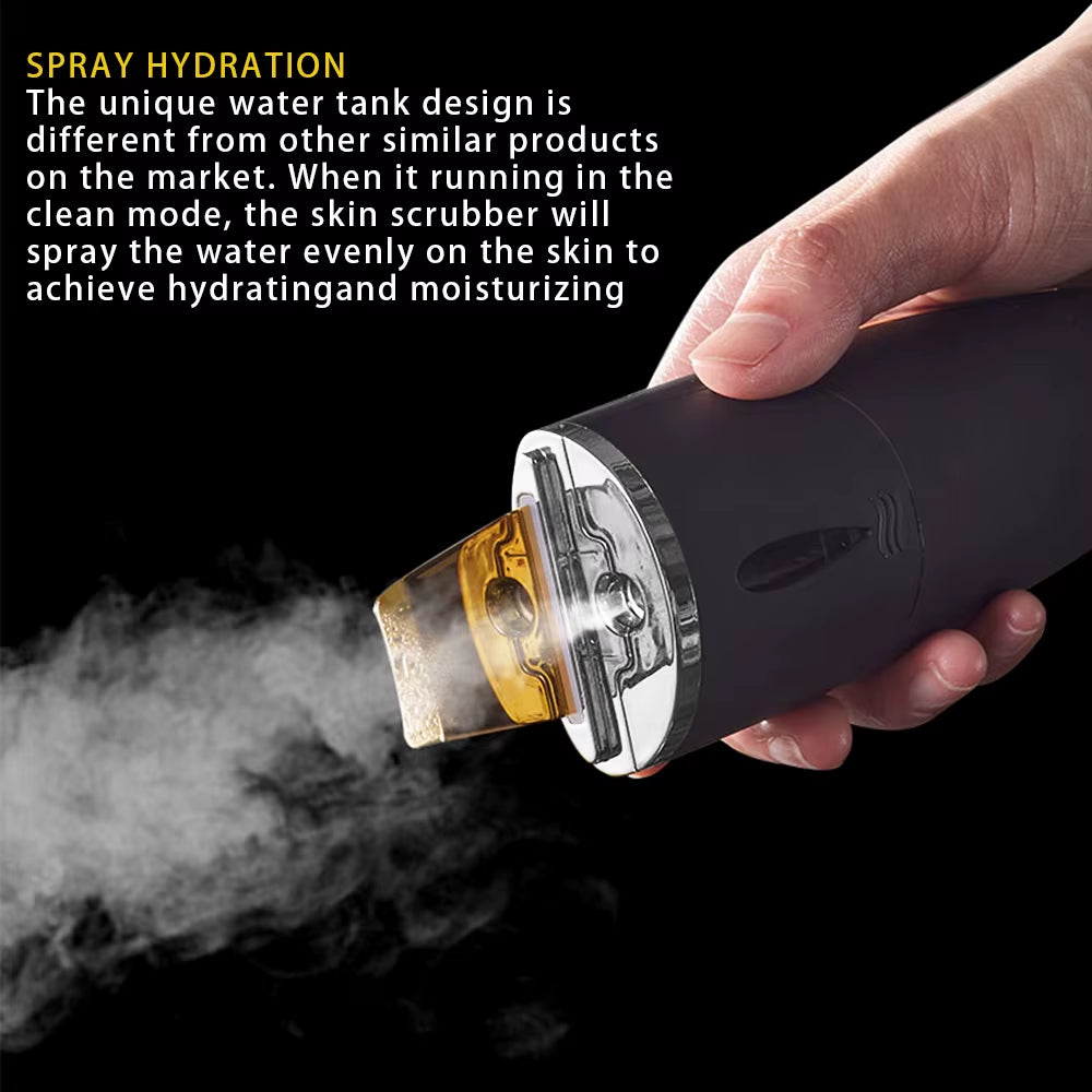 Ultrasonic Skin Scrubber Pro – Deep Pore Blackhead Remover & Lifting EMS Facial Spatula for Smooth, Glowing Skin