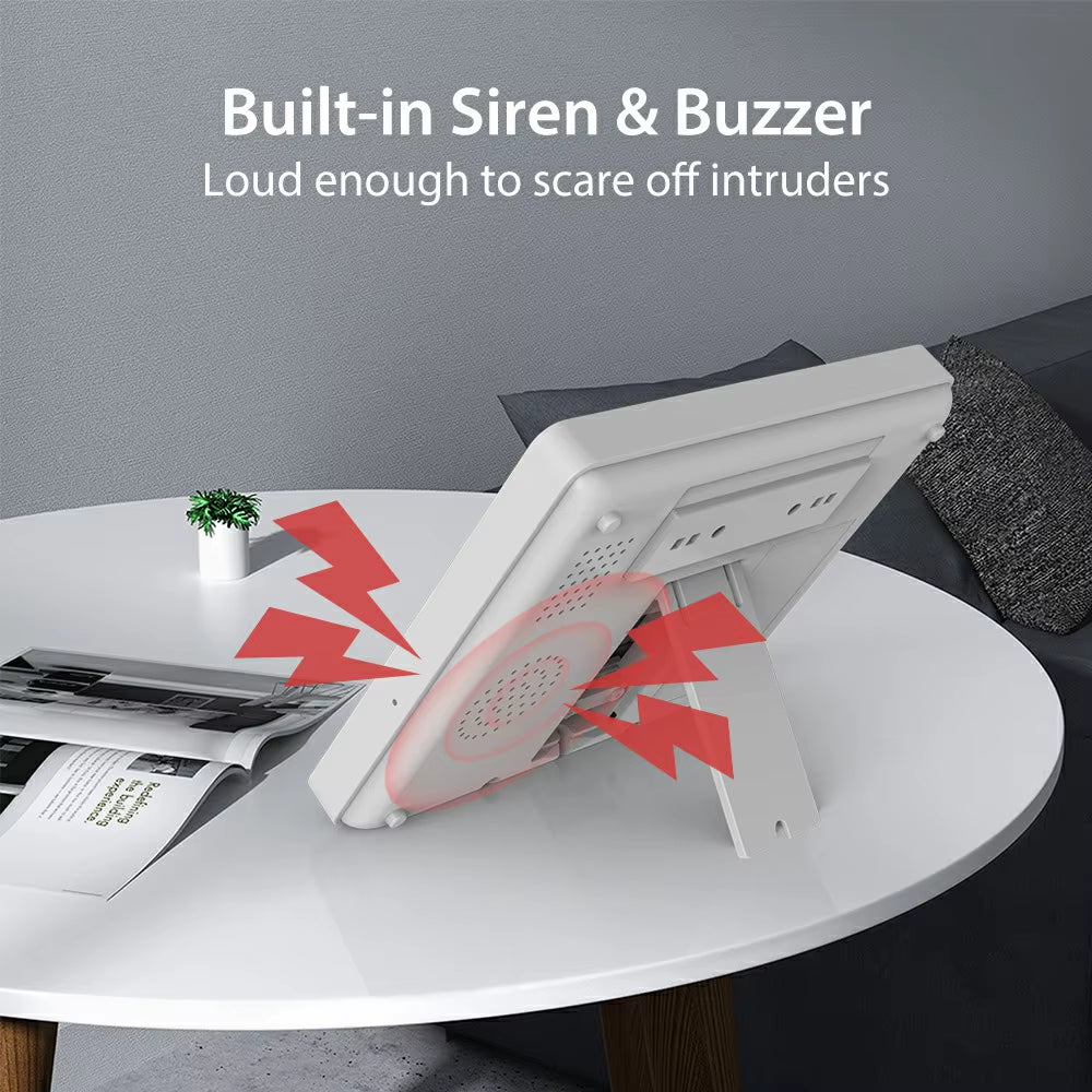 Wifi 4G Wireless Security Alarm System Built-In Louder Siren Tuya Smart Home Burglar Kit with 5-Year Contact Sensor