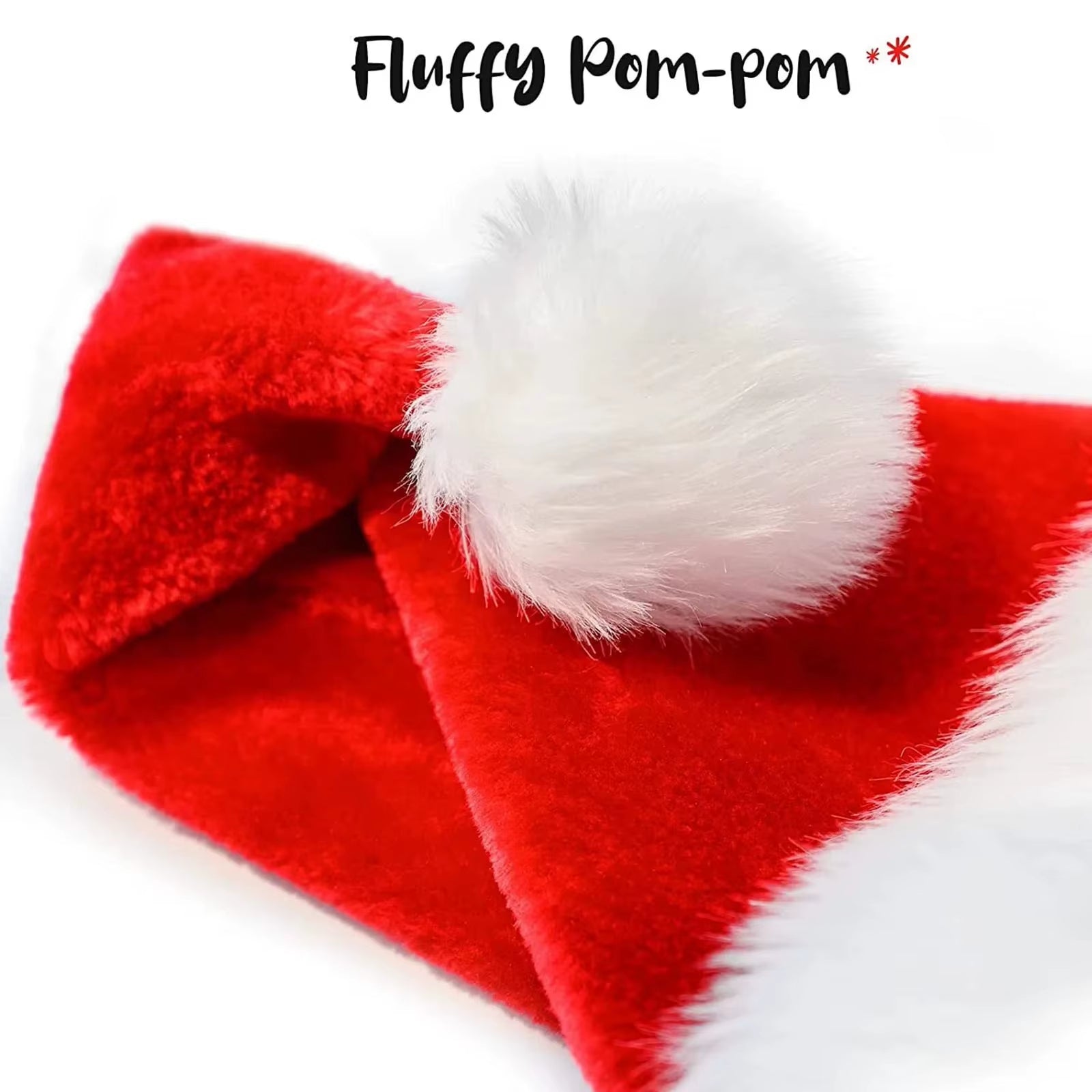 Kids Christmas Hat Baby Toddler First Christmas Santa Hat New Year Christmas Party Clothing Accessories Dress-Up Decoration Prop
