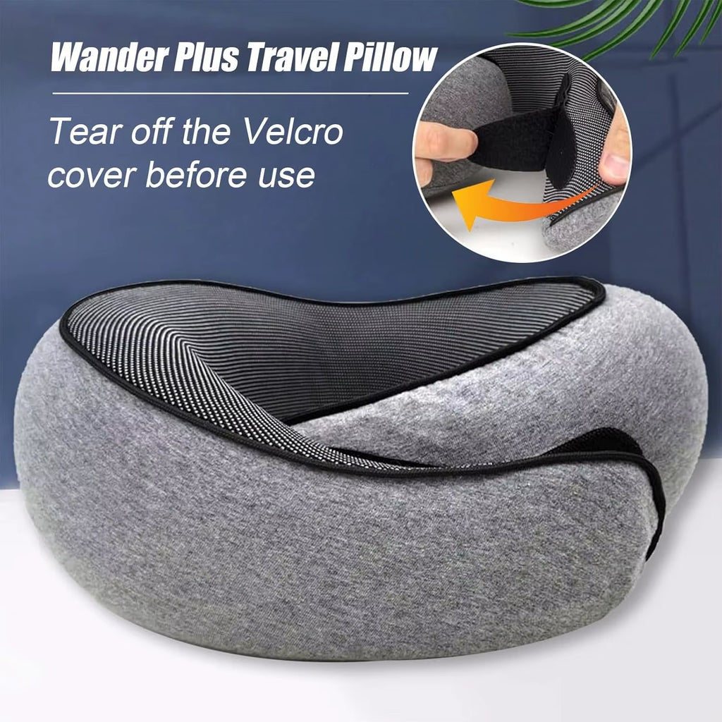 Memory Foam Travel Neck Pillow U-Shaped Pillow Snail Style Travel Neck Support Portable Adjustable Soft Noon Break Sleep Pillows