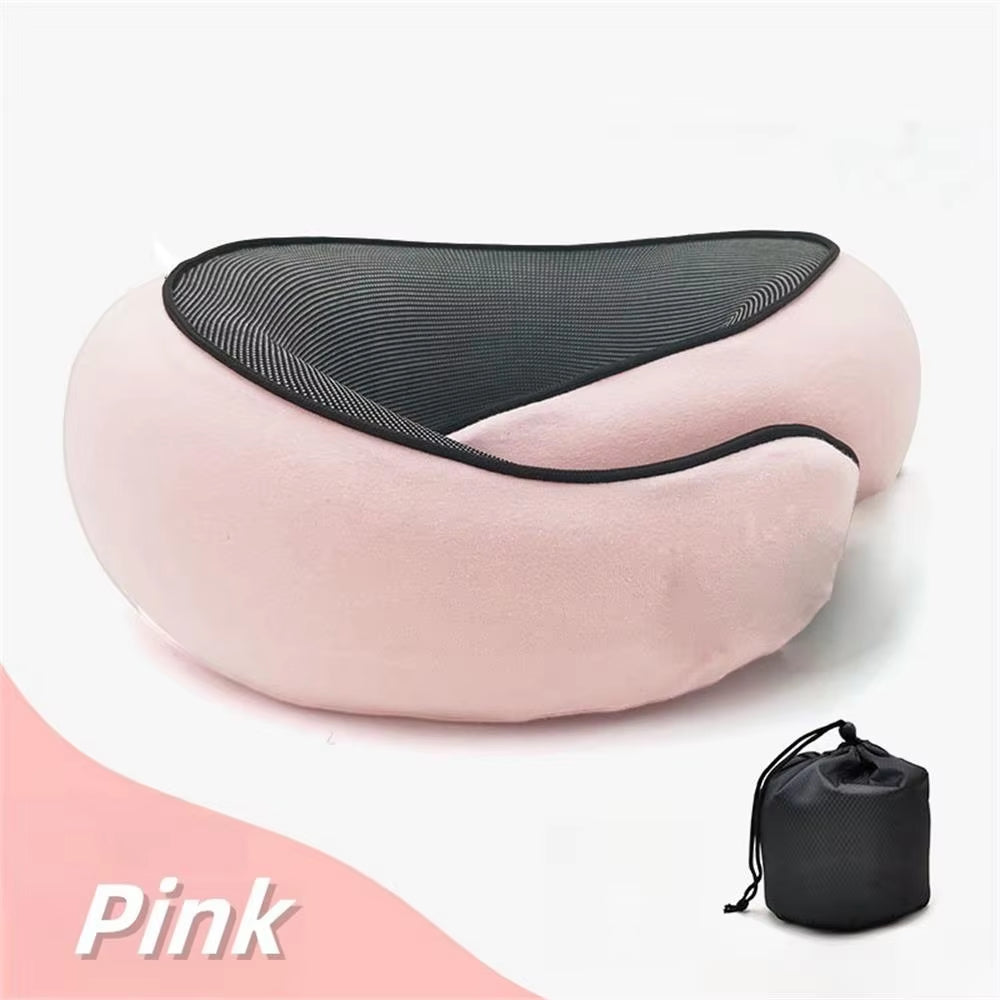 Ultimate Travel Neck Pillow | Soft Memory Foam Support for Plane, Car & Office Naps – Portable & Adjustable Design