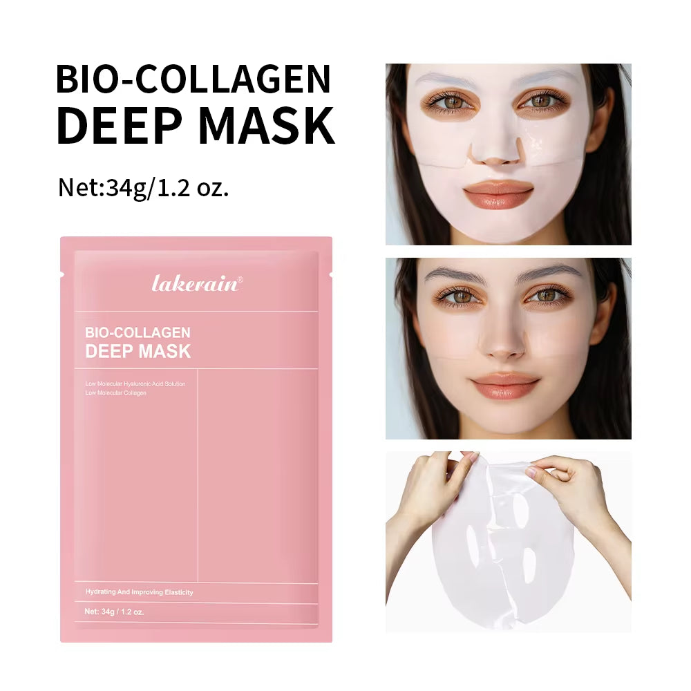 Korean Deep Collagen Peel-Off Mask – Anti-Wrinkle Lifting Care, Overnight Skin Rejuvenation for Women