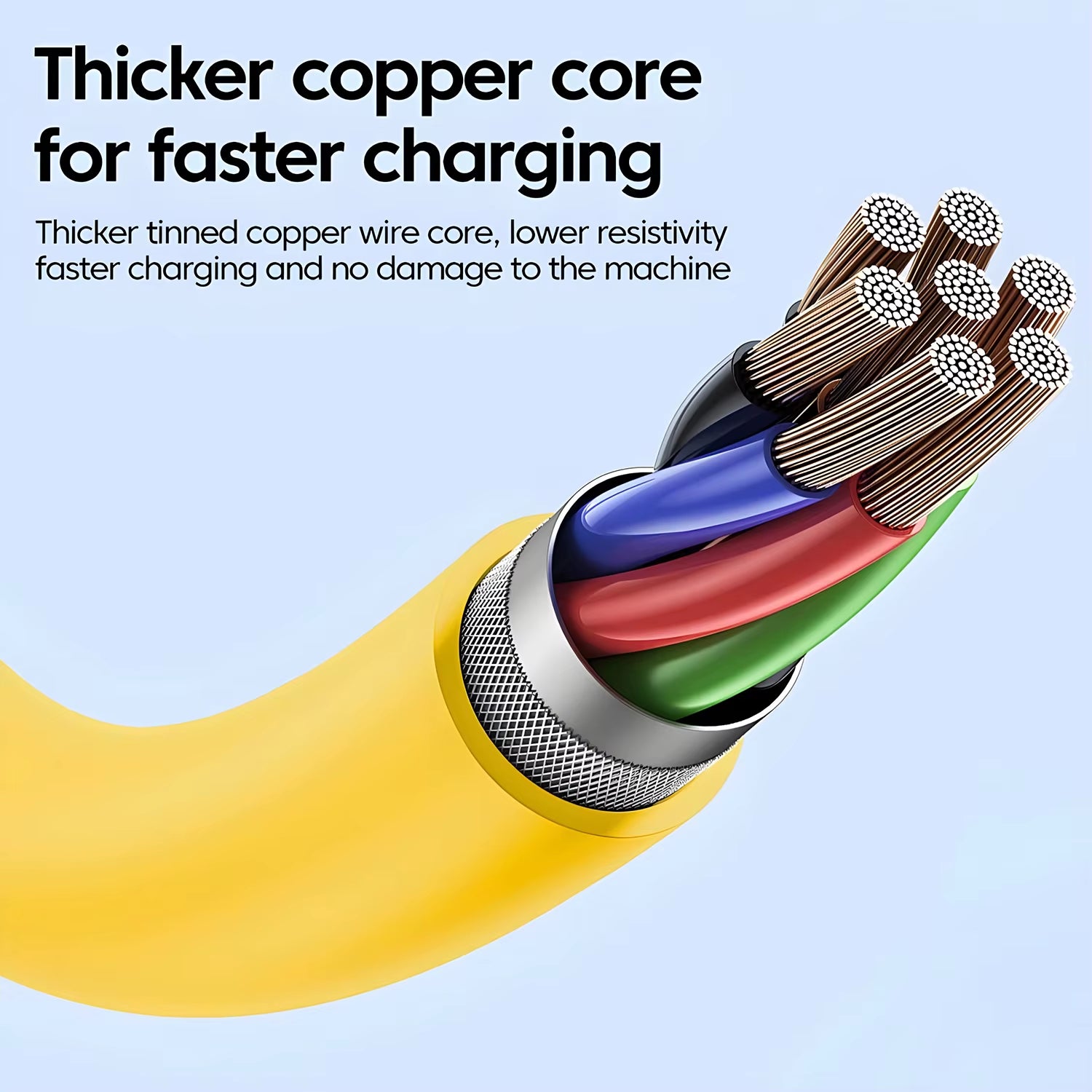 4-in-1 USB-C Fast Charging Cable 65W – Zinc Alloy PD Charger for iPhone, Samsung, Xiaomi & USB-C Devices