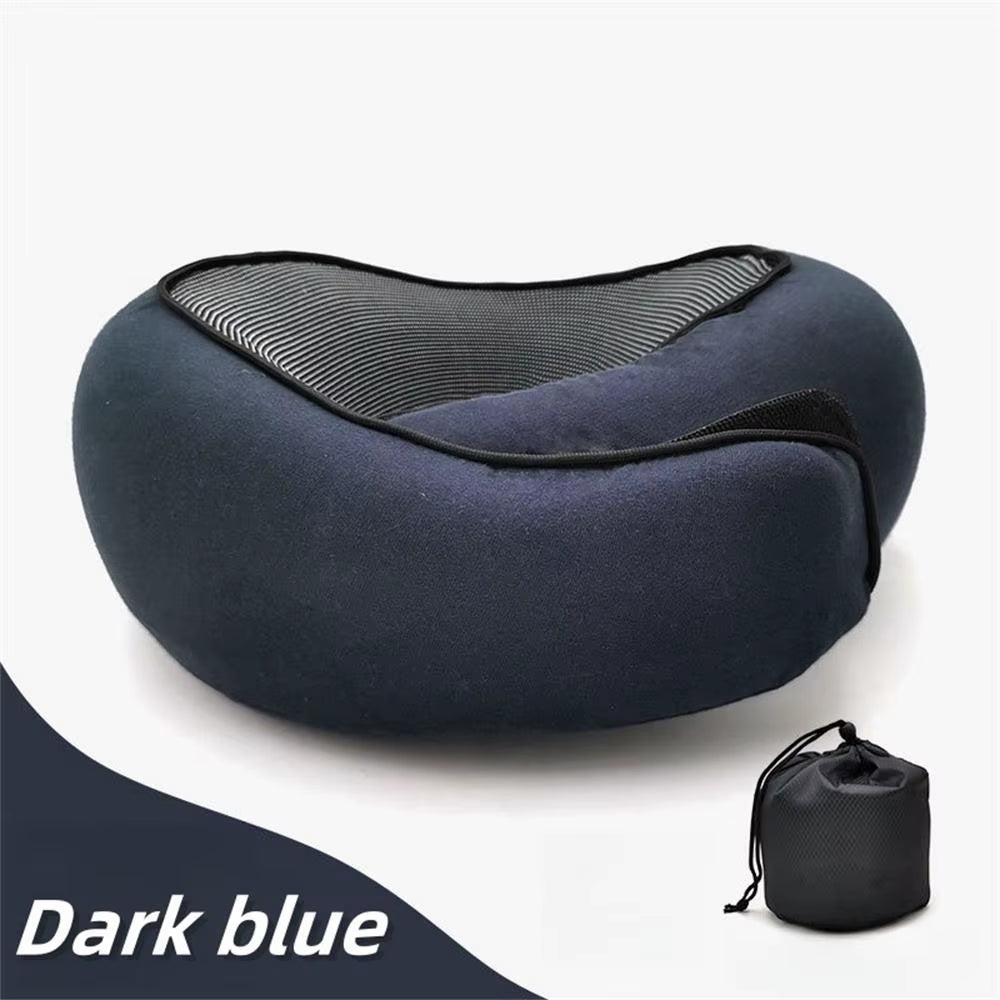 Ultimate Travel Neck Pillow | Soft Memory Foam Support for Plane, Car & Office Naps – Portable & Adjustable Design