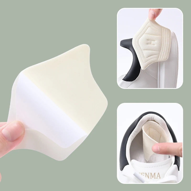 Premium Heel Protection Pads – Soft Anti-Slip Cushions for Sports Shoes & Daily Comfort | Adjustable Size (3–6 Pairs)