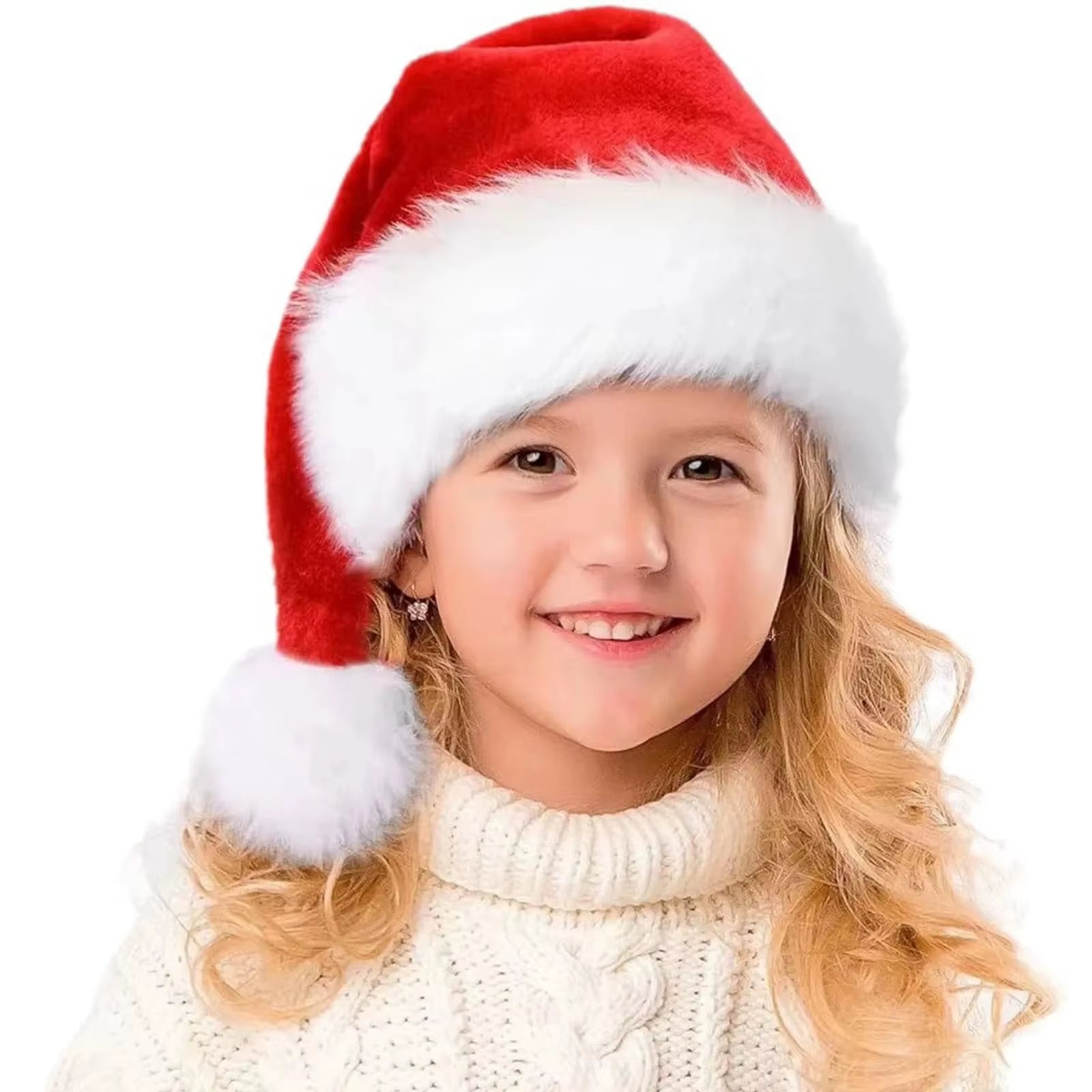 Kids Christmas Hat Baby Toddler First Christmas Santa Hat New Year Christmas Party Clothing Accessories Dress-Up Decoration Prop