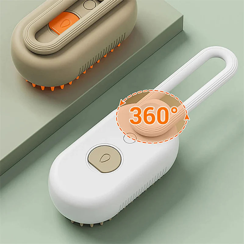Cat Steam Brush Steamy Dog Brush 3 in 1 Electric Spray Cat Hair Brushes for Massage Pet Grooming Comb Hair Removal 
