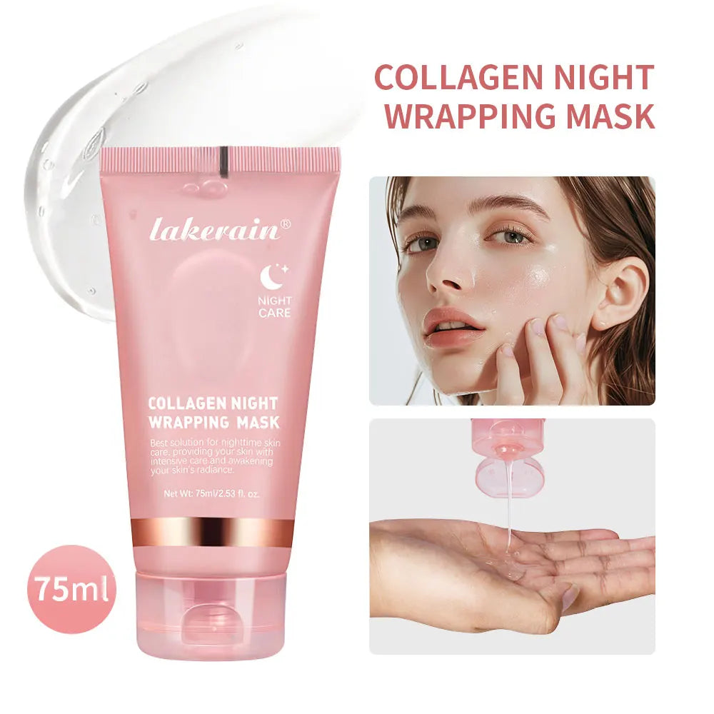 Korean Deep Collagen Peel-Off Mask – Anti-Wrinkle Lifting Care, Overnight Skin Rejuvenation for Women