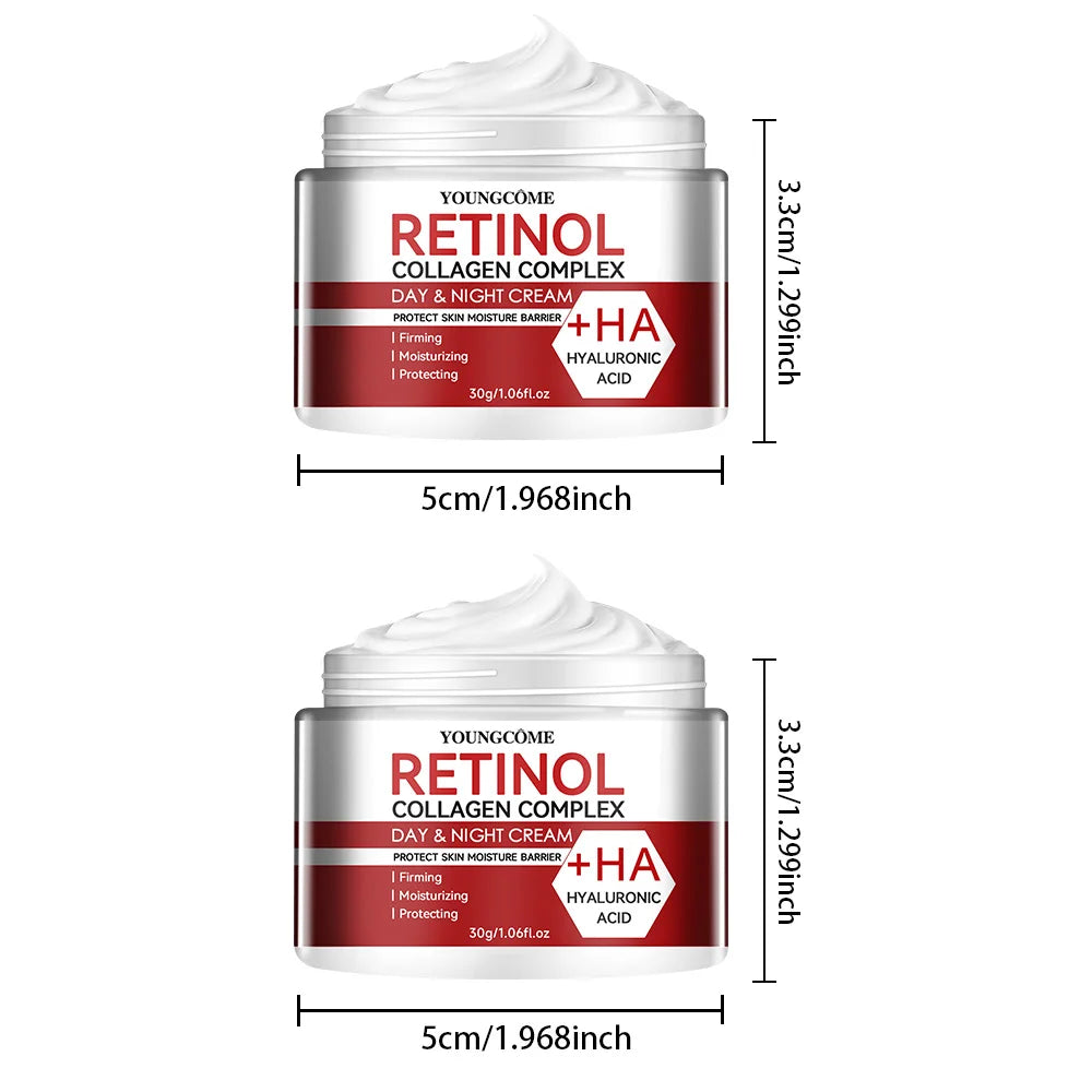 Retinol Collagen Facial Care Moisturizing Cream Deep Hydration Suitable for Dry Aging Face Cream Moisturizing Skin Repair