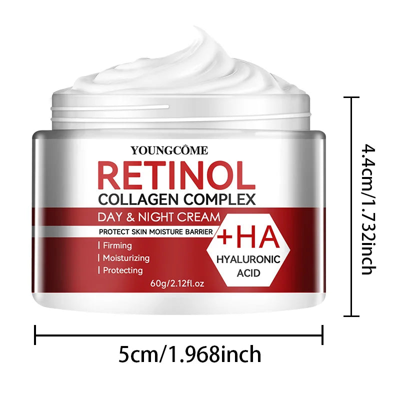 Retinol Collagen Facial Care Moisturizing Cream Deep Hydration Suitable for Dry Aging Face Cream Moisturizing Skin Repair