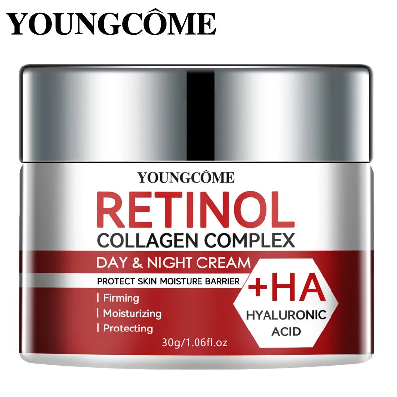 Retinol Collagen Facial Care Moisturizing Cream Deep Hydration Suitable for Dry Aging Face Cream Moisturizing Skin Repair