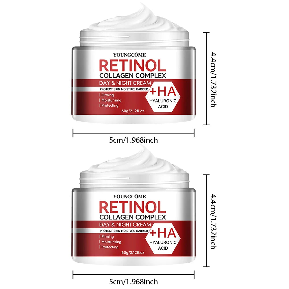 Retinol Collagen Facial Care Moisturizing Cream Deep Hydration Suitable for Dry Aging Face Cream Moisturizing Skin Repair
