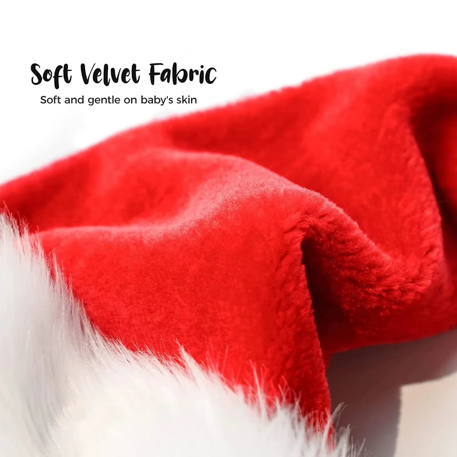 Kids Christmas Hat Baby Toddler First Christmas Santa Hat New Year Christmas Party Clothing Accessories Dress-Up Decoration Prop