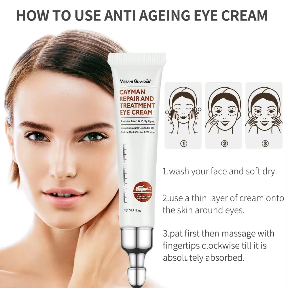 Peptide Collagen Eye Cream Anti-Wrinkle Anti-Age Remove Dark Circles Eye Care against Puffiness and Bags Hydrate Eye Care Cream
