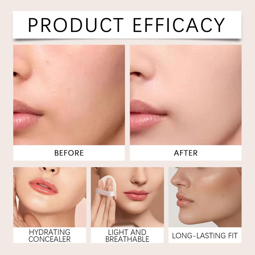 Flawless Fit Concealer – Lightweight, Natural Coverage for Dark Circles, Acne & Blemishes | Long-Lasting, Smooth, No-Crease Finish