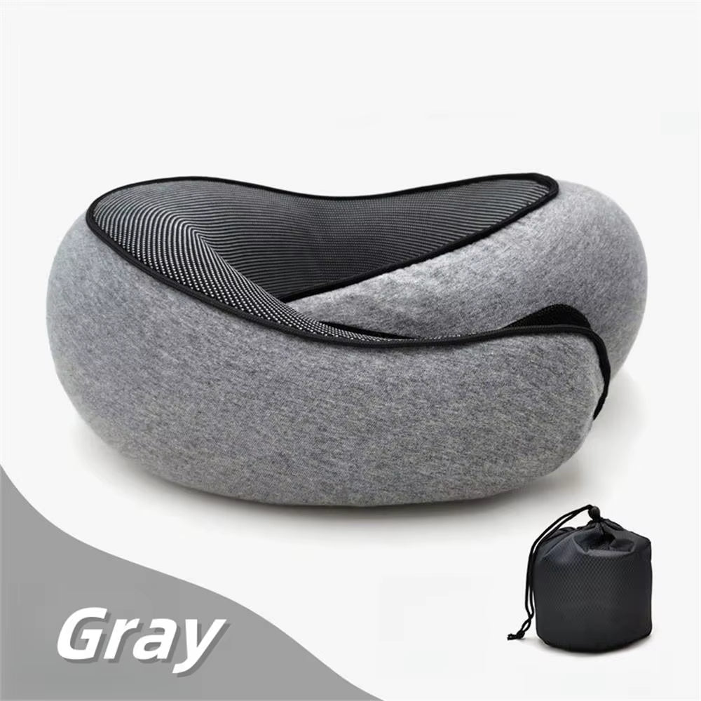 Ultimate Travel Neck Pillow | Soft Memory Foam Support for Plane, Car & Office Naps – Portable & Adjustable Design