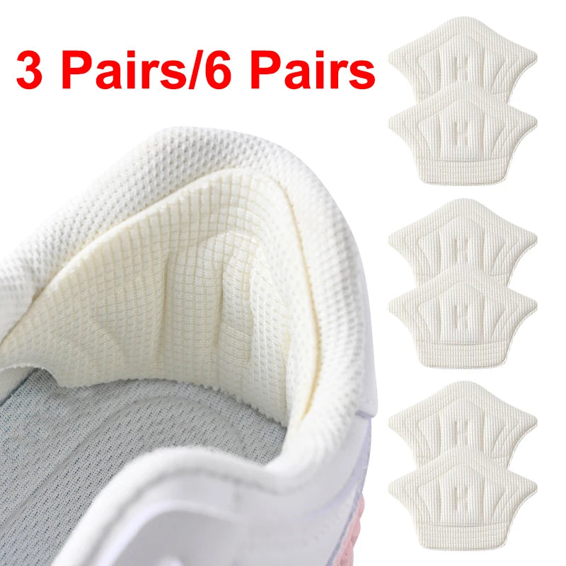 Premium Heel Protection Pads – Soft Anti-Slip Cushions for Sports Shoes & Daily Comfort | Adjustable Size (3–6 Pairs)
